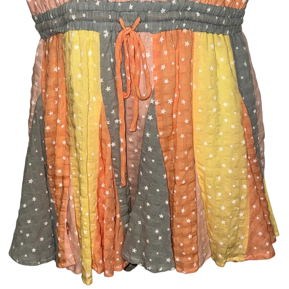 STORIA Star Patchwork Print Lined Adjustable Stra… - image 6